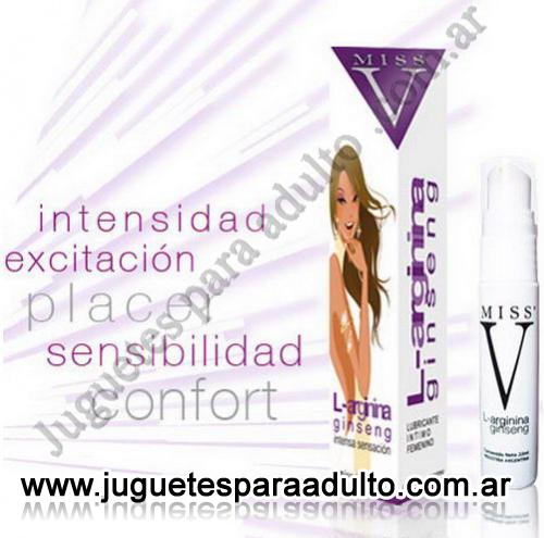 Aceites y lubricantes, Lubricantes estimulantes, Gel lubricante con Facilitador de orgasmos femeninos L-Arginina Ginseng 50 ml